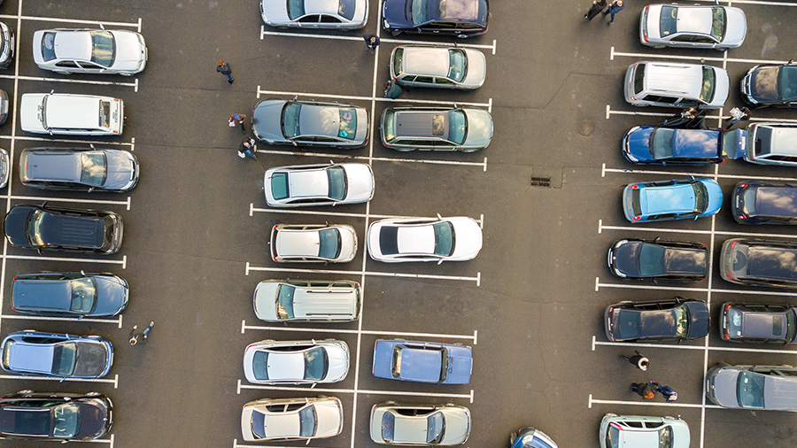 free parking lot