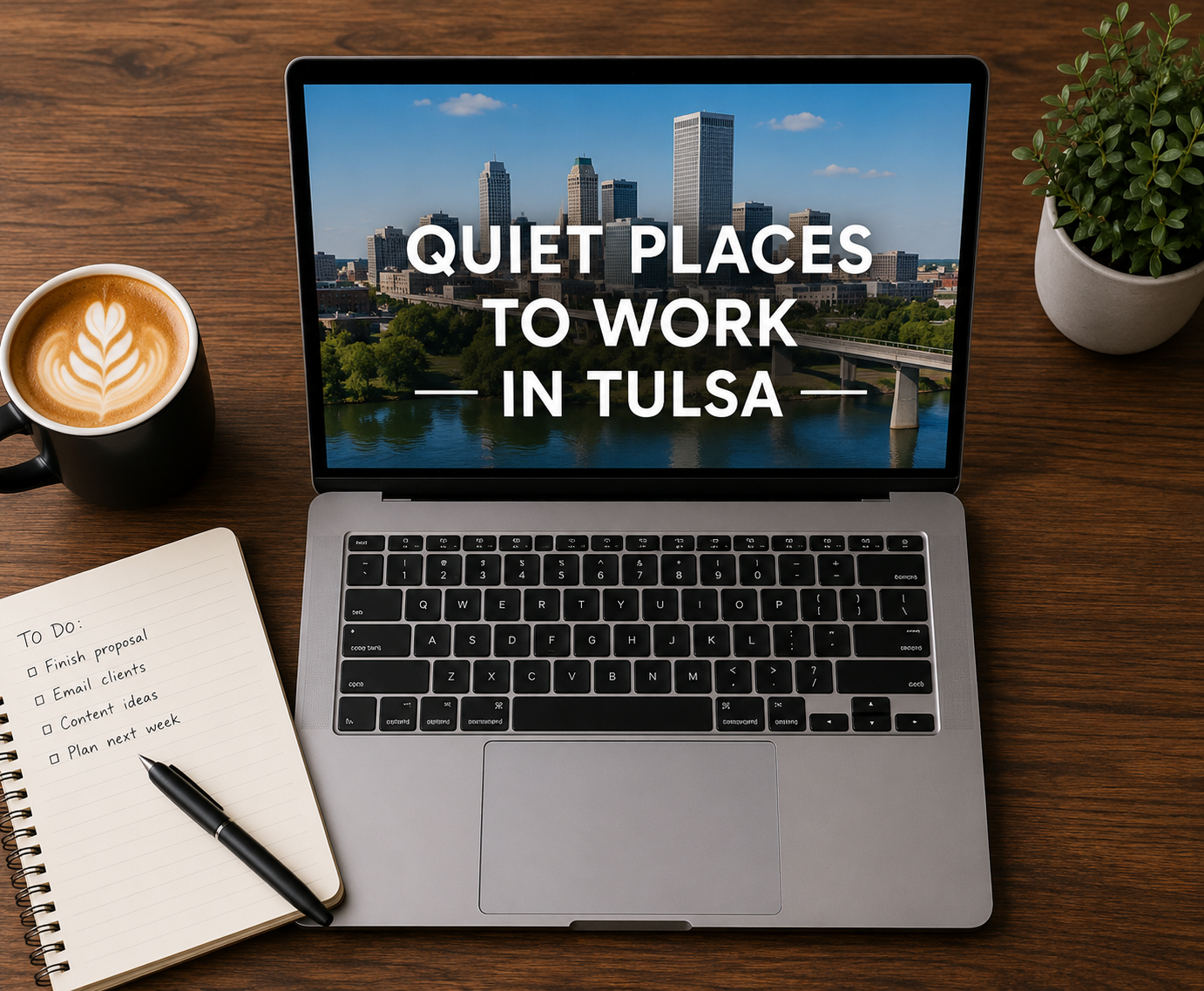 quiet places to work in tulsa